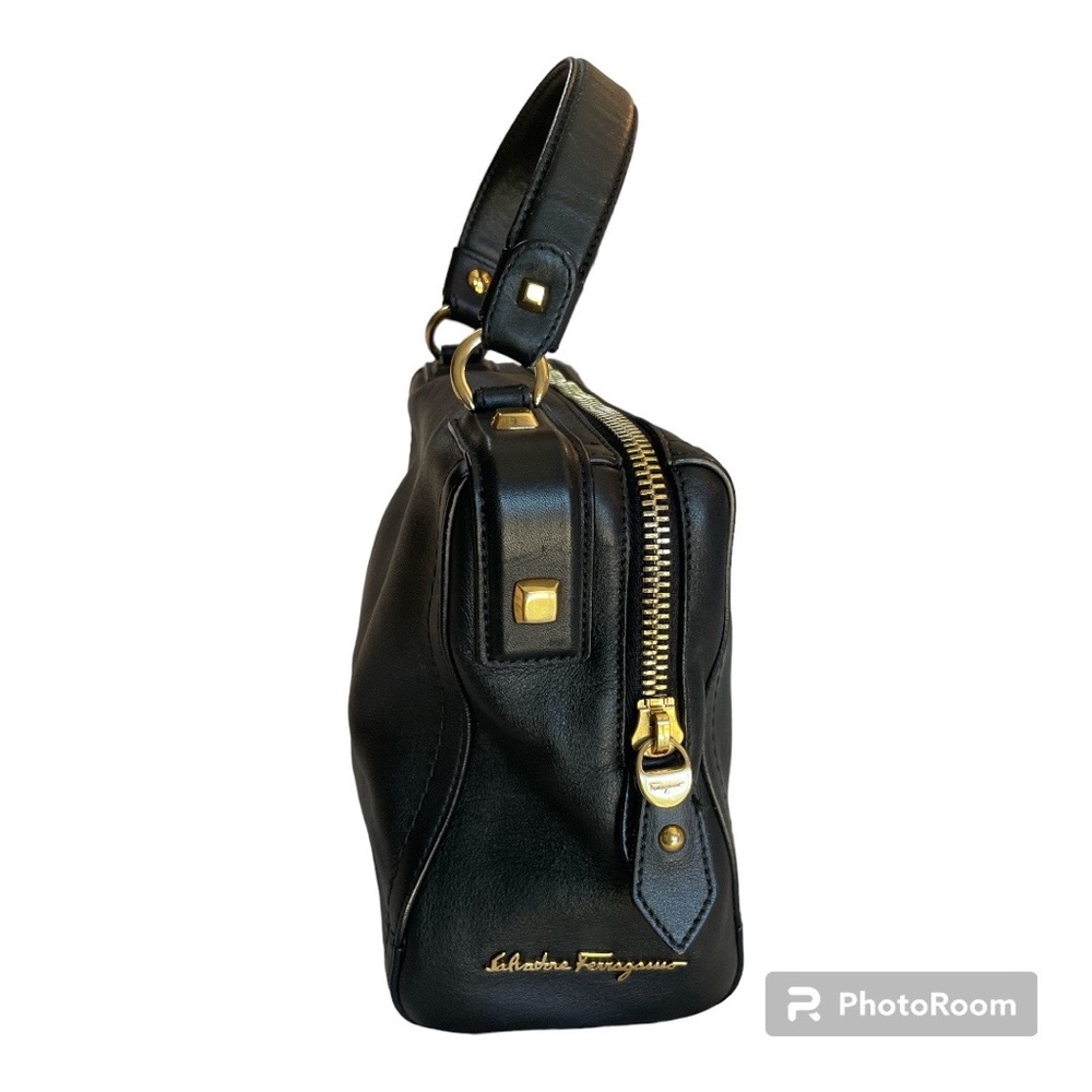 Salvatore Ferragamo Camera Bag Black Leather Crossbody - Picture 1 of 5